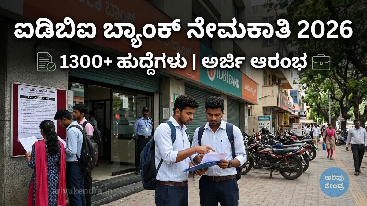 ಐಡಿಬಿಐ ಬ್ಯಾಂಕ್‌ನಲ್ಲಿ 1,300 ಹುದ್ದೆಗಳ ನೇಮಕಾತಿ ಸುದ್ದಿ: ಪದವೀಧರರು ಏನು ಪರಿಶೀಲಿಸಬೇಕು, ಹೇಗೆ ಅರ್ಜಿ ಹಾಕಬೇಕು?