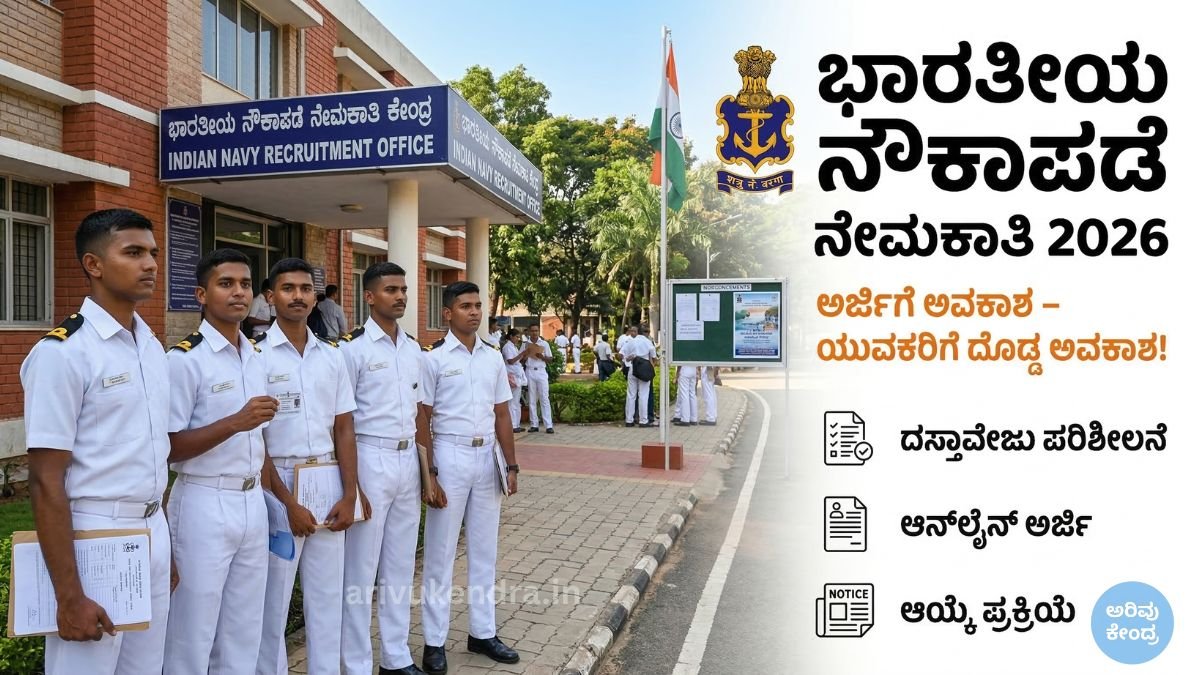 ಭಾರತೀಯ ನೌಕಾಪಡೆಯಲ್ಲಿ ಅಗ್ನಿವೀರ್ ನೇಮಕಾತಿ: ಕರ್ನಾಟಕ ಅಭ್ಯರ್ಥಿಗಳು ಅರ್ಜಿ ಸಲ್ಲಿಸುವ ಮೊದಲು ತಿಳಿಯಬೇಕಾದ ಮಾಹಿತಿ